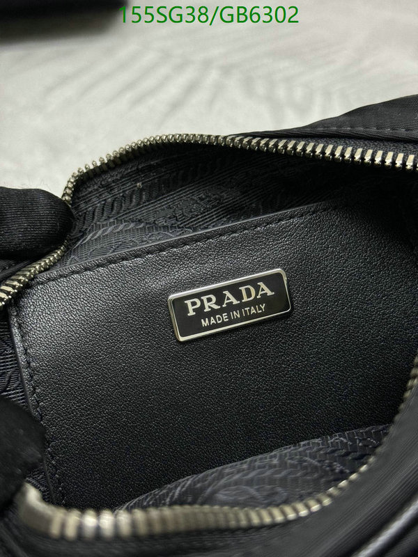 Prada Bag-(Mirror)-Crossbody- Code: GB6302 $: 155USD