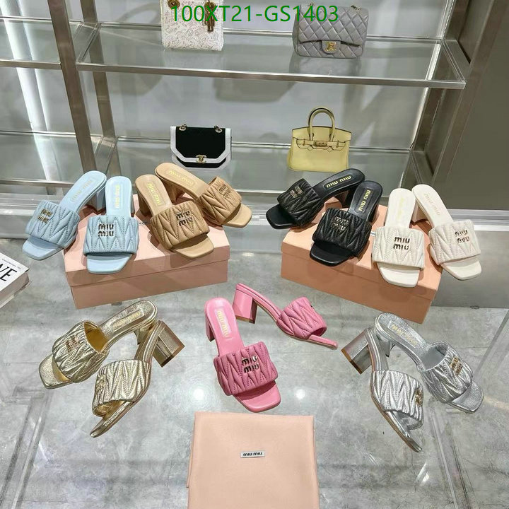 Women Shoes-Miu Miu Code: GS1403 $: 100USD
