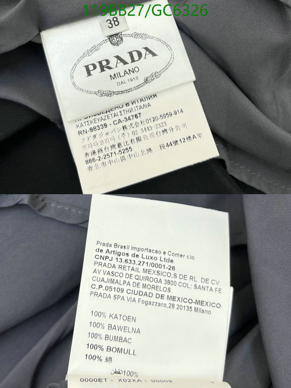 Clothing-Prada Code: GC6326 $: 119USD