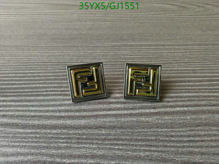 Jewelry-Fendi Code: GJ1551 $:35USD