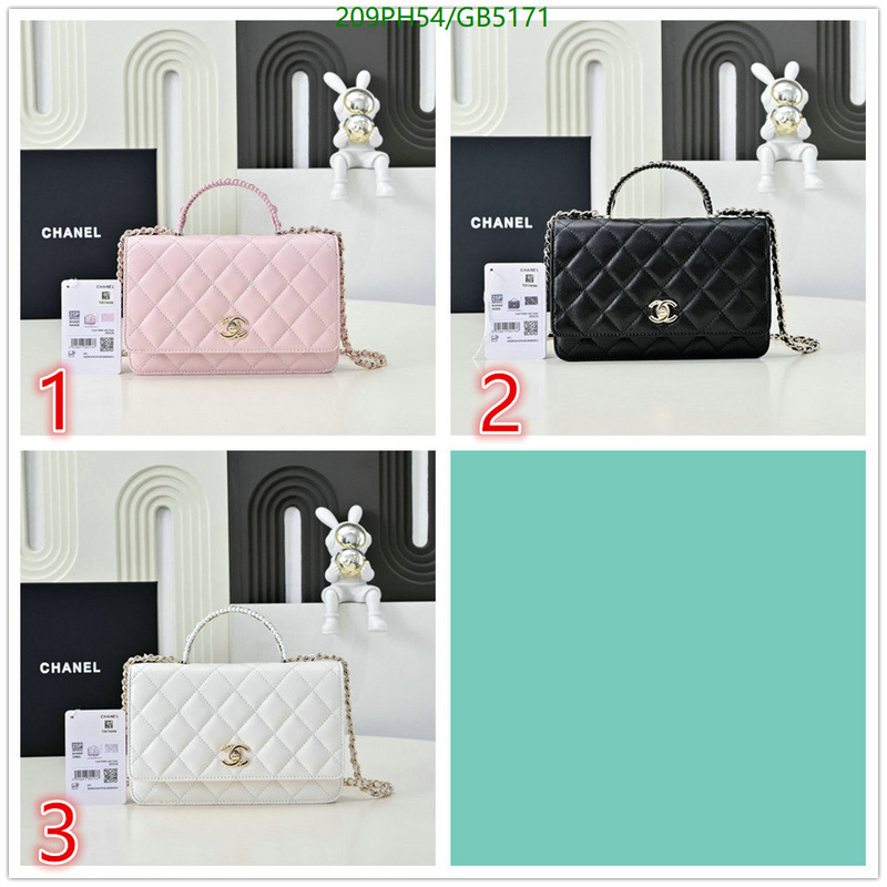 Chanel Bag-(Mirror)-Crossbody- Code: GB5171 $: 209USD