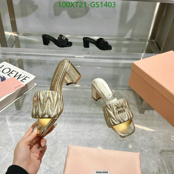 Women Shoes-Miu Miu Code: GS1403 $: 100USD