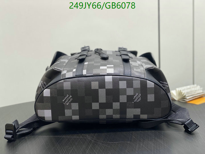 LV Bag-(Mirror)-Backpack- Code: GB6078 $: 249USD