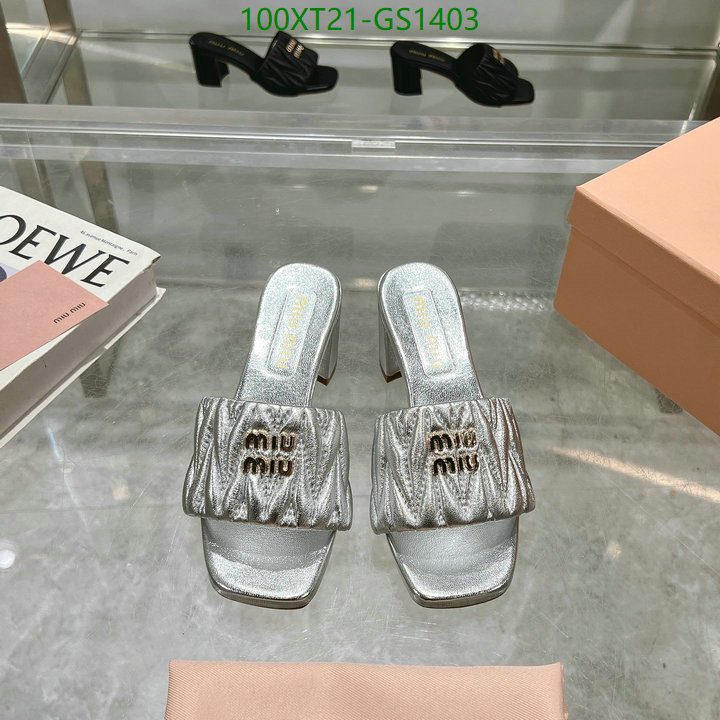 Women Shoes-Miu Miu Code: GS1403 $: 100USD