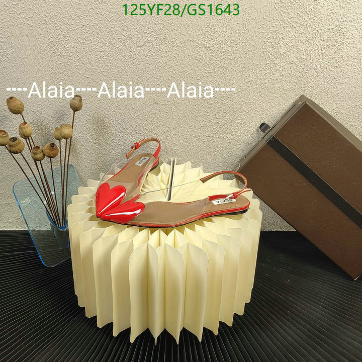 Women Shoes-ALAIA Code: GS1643 $: 125USD