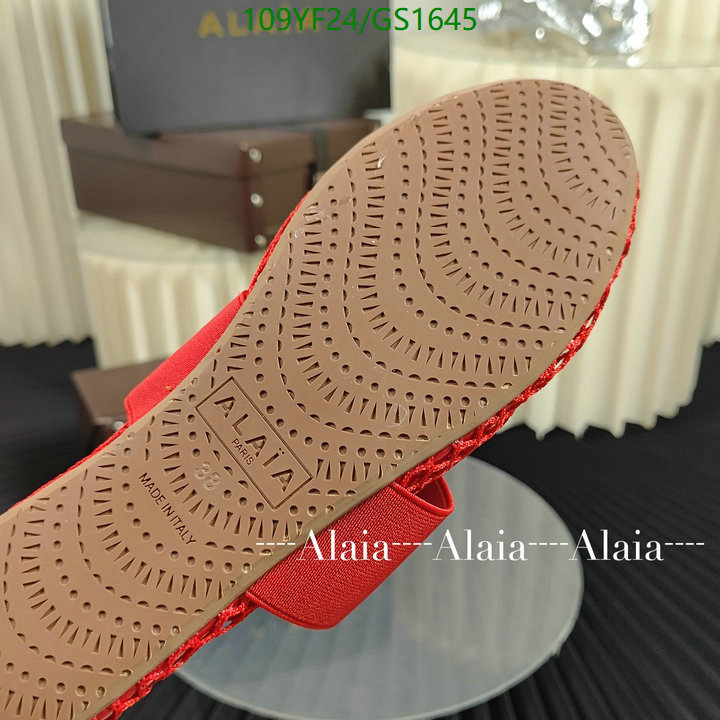 Women Shoes-ALAIA Code: GC1645 $: 109USD