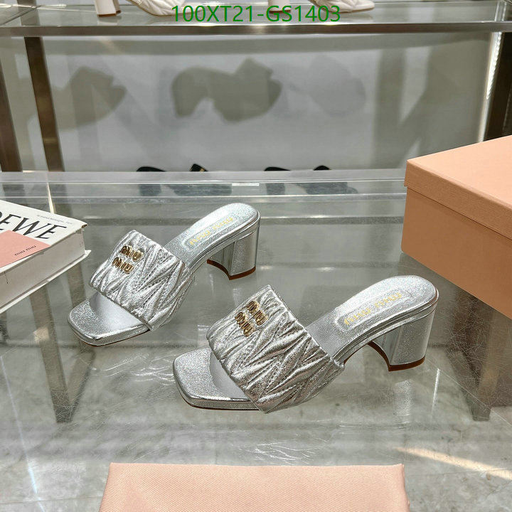 Women Shoes-Miu Miu Code: GS1403 $: 100USD