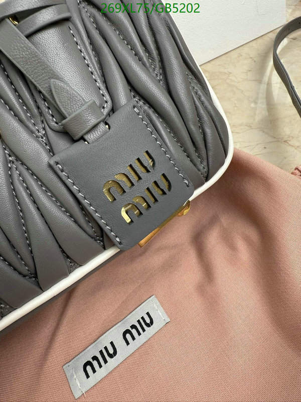 Miu Miu Bag-(Mirror)-Handbag- Code: GB5202 $: 269USD
