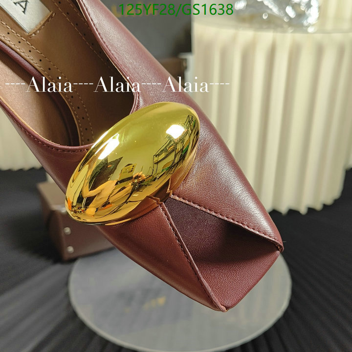 Women Shoes-ALAIA Code: GS1638 $: 125USD