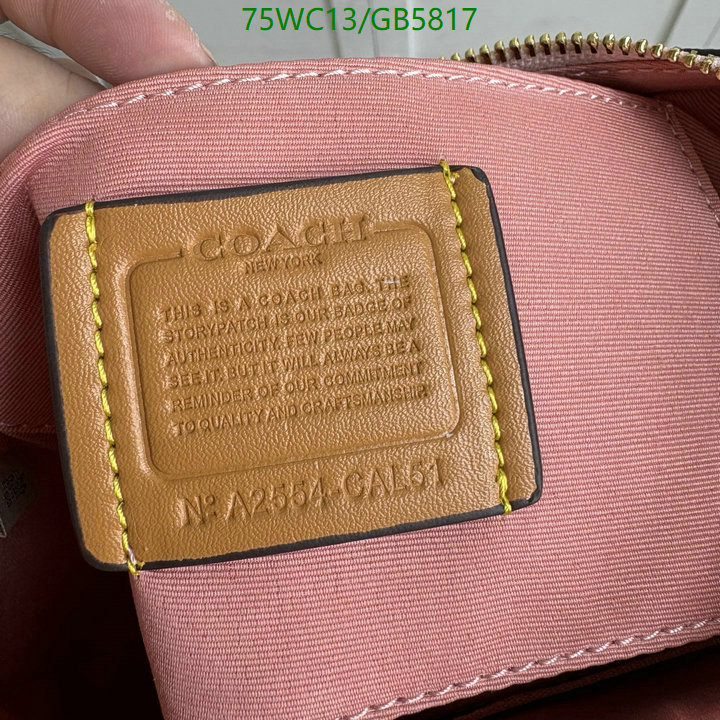 Coach Bag-(4A)-Crossbody- Code: GB5817 $: 75USD