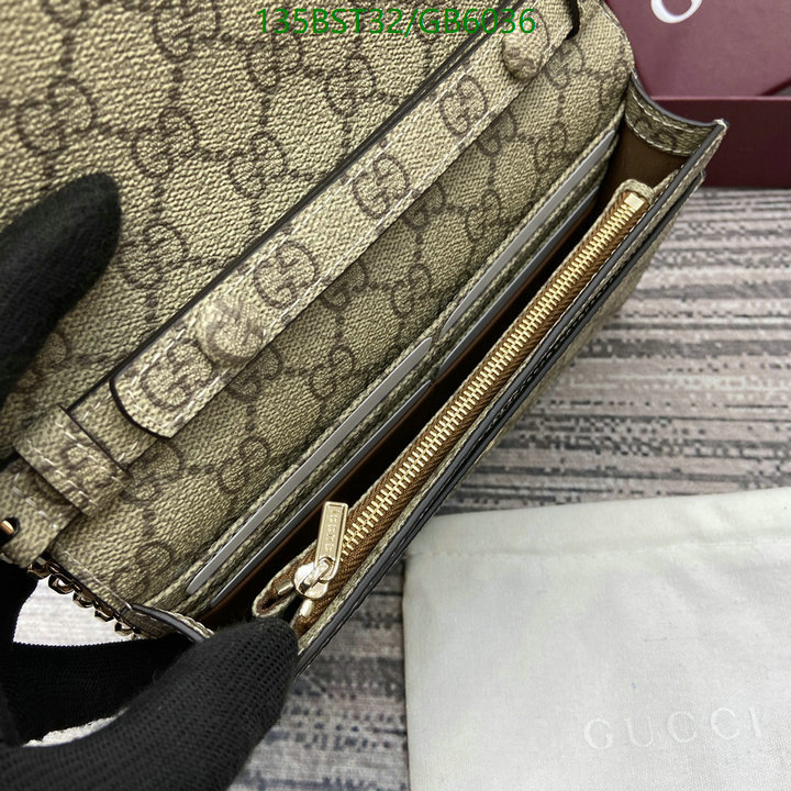 Gucci Bag-(Mirror)-Crossbody- Code: GB6036 $: 135USD