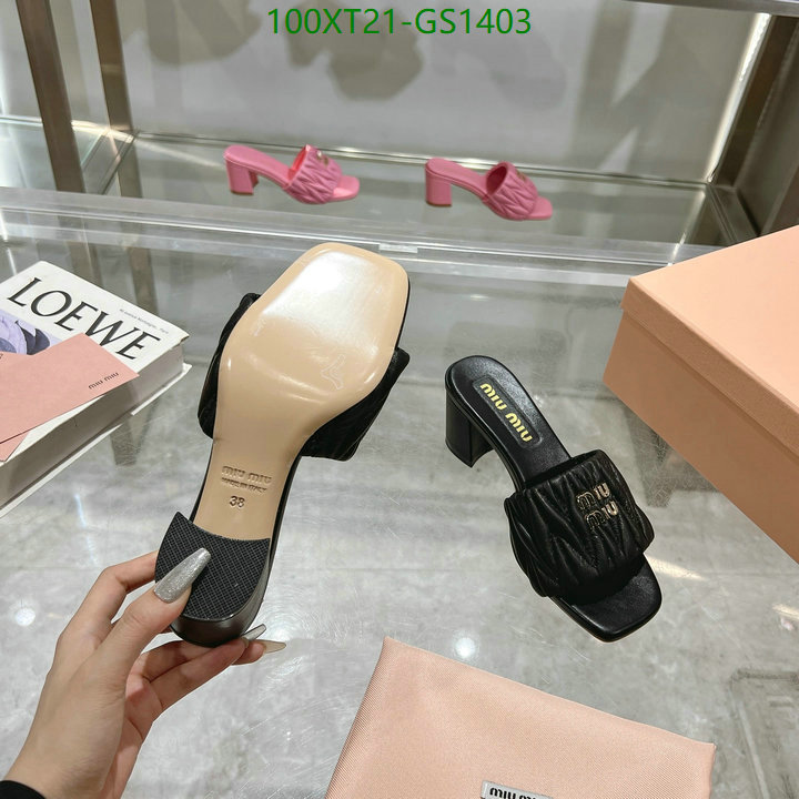 Women Shoes-Miu Miu Code: GS1403 $: 100USD