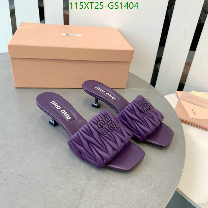 Women Shoes-Miu Miu Code: GS1404 $: 115USD