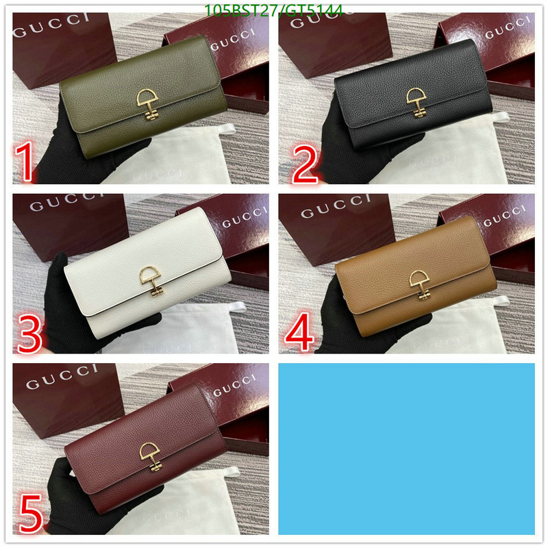 Gucci Bag-(Mirror)-Wallet- Code: GT5144 $: 105USD