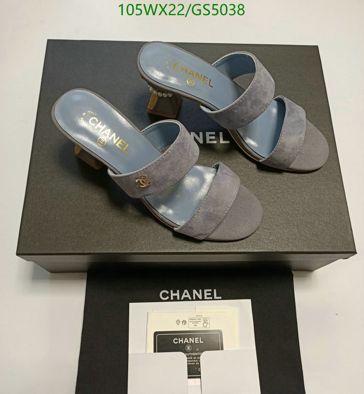 Women Shoes-Chanel Code: GS5038 $: 105USD