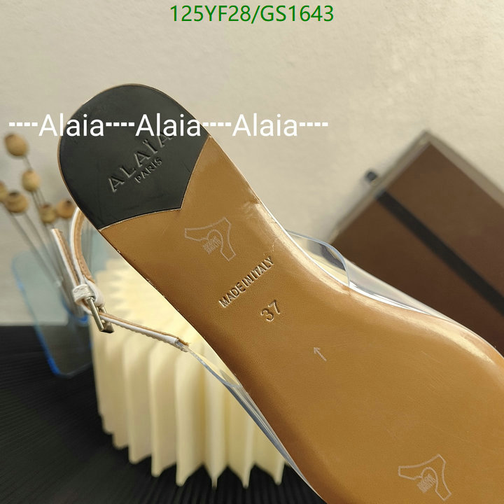 Women Shoes-ALAIA Code: GS1643 $: 125USD