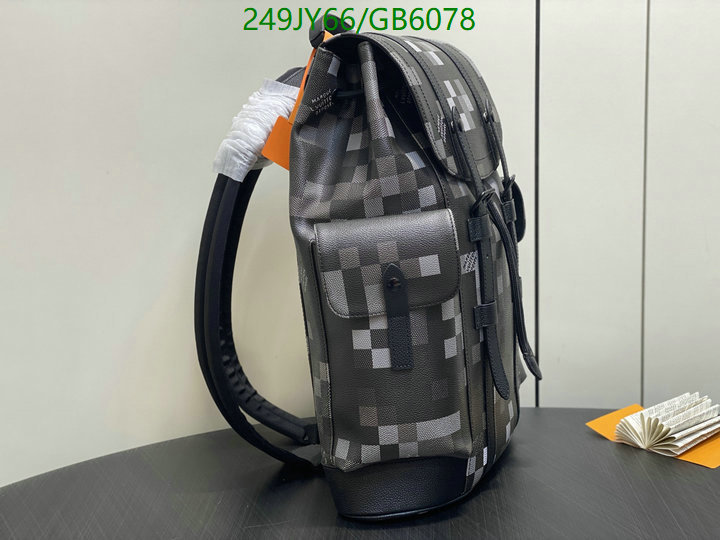 LV Bag-(Mirror)-Backpack- Code: GB6078 $: 249USD