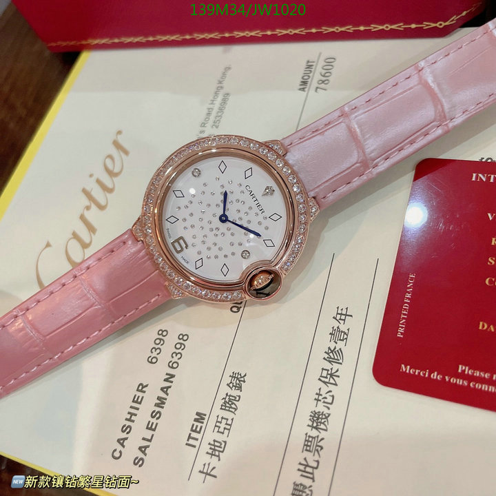 Watch-4A Quality-Cartier Code: JW1020 $: 139USD