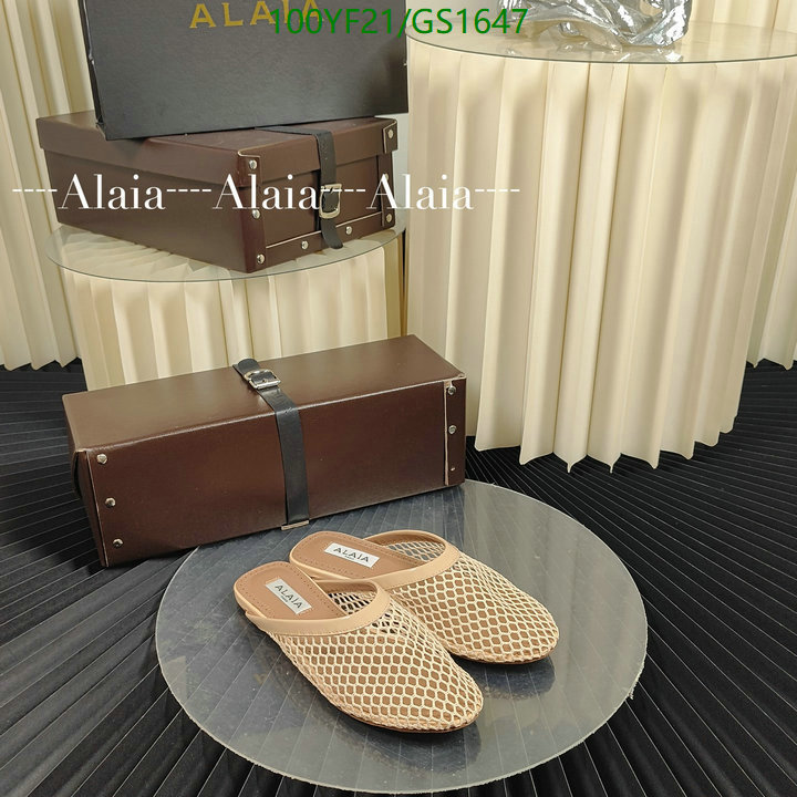 Women Shoes-ALAIA Code: GC1647 $: 100USD