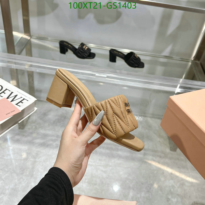Women Shoes-Miu Miu Code: GS1403 $: 100USD