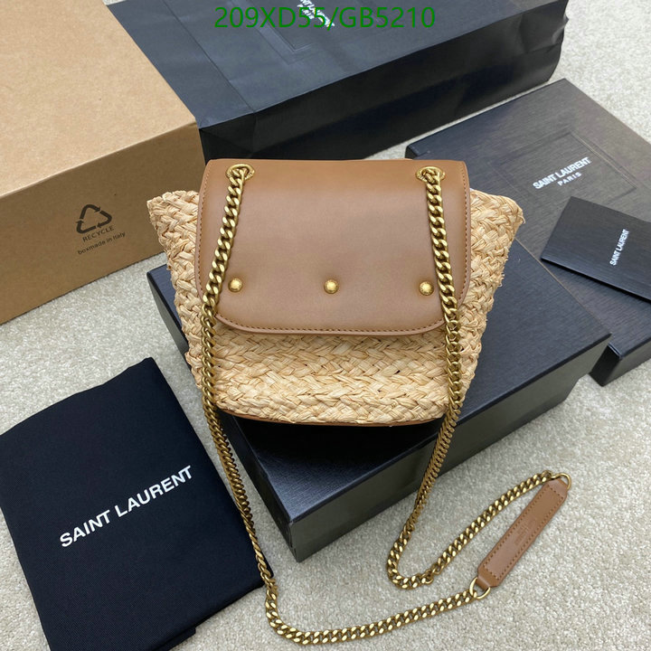 YSL Bag-(Mirror)-Crossbody- Code: GB5210 $: 209USD