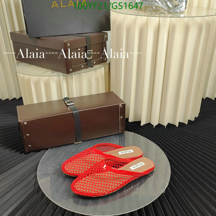 Women Shoes-ALAIA Code: GC1647 $: 100USD