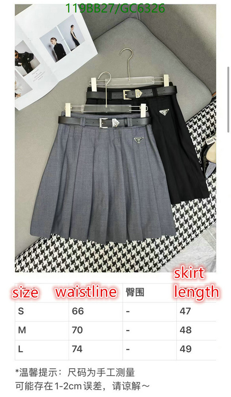 Clothing-Prada Code: GC6326 $: 119USD