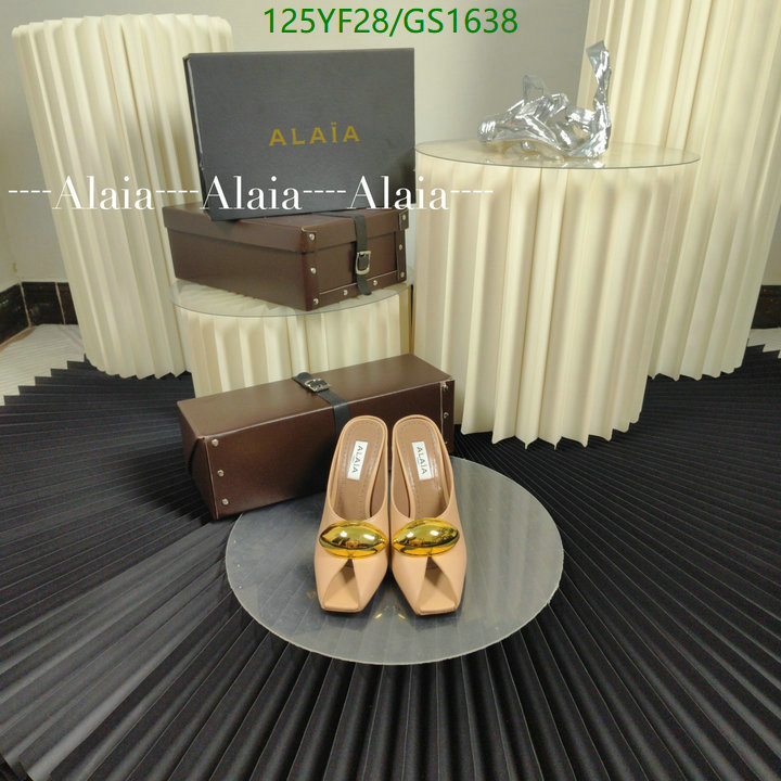 Women Shoes-ALAIA Code: GS1638 $: 125USD