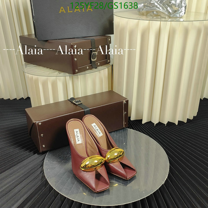 Women Shoes-ALAIA Code: GS1638 $: 125USD