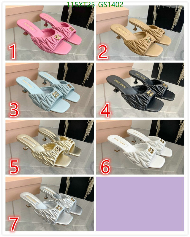 Women Shoes-Miu Miu Code: GS1402 $: 115USD