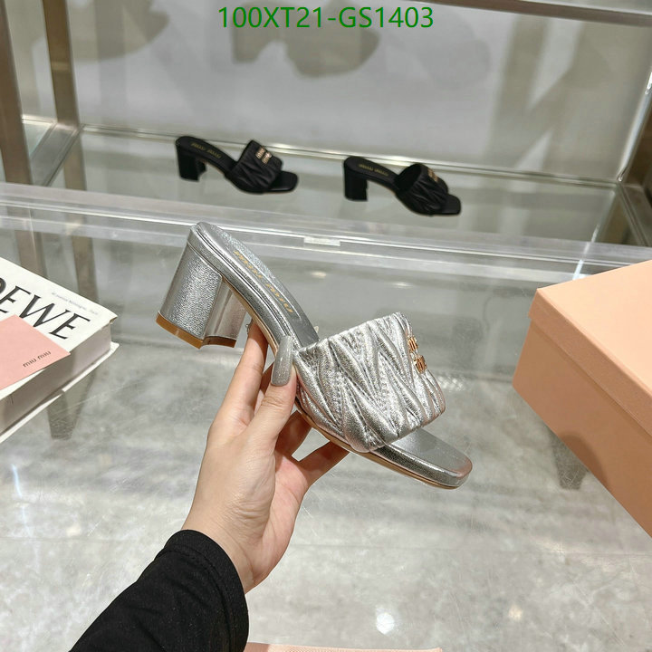 Women Shoes-Miu Miu Code: GS1403 $: 100USD