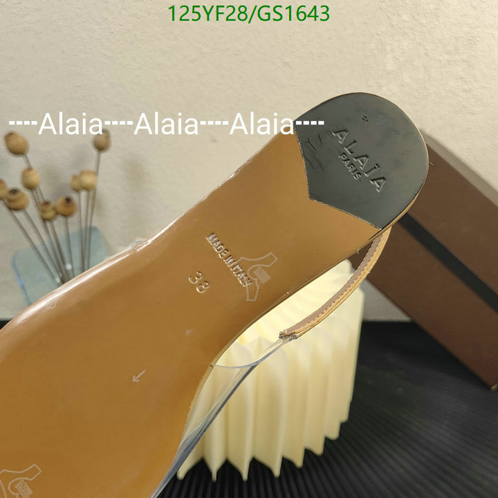 Women Shoes-ALAIA Code: GS1643 $: 125USD