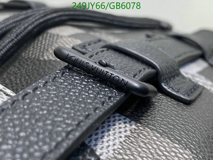 LV Bag-(Mirror)-Backpack- Code: GB6078 $: 249USD