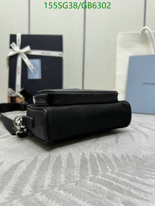 Prada Bag-(Mirror)-Crossbody- Code: GB6302 $: 155USD