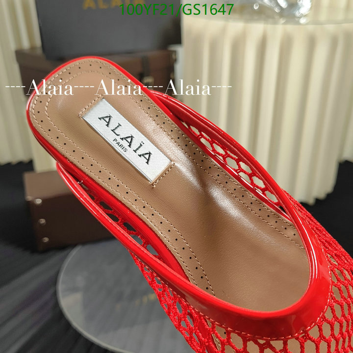 Women Shoes-ALAIA Code: GC1647 $: 100USD