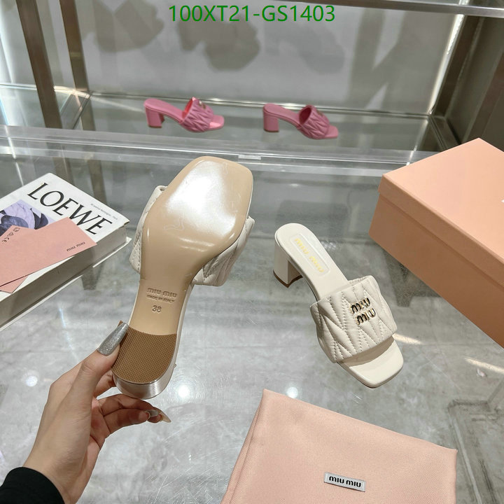 Women Shoes-Miu Miu Code: GS1403 $: 100USD