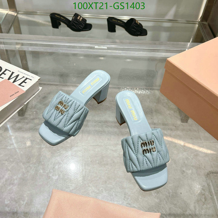 Women Shoes-Miu Miu Code: GS1403 $: 100USD