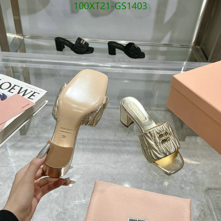 Women Shoes-Miu Miu Code: GS1403 $: 100USD