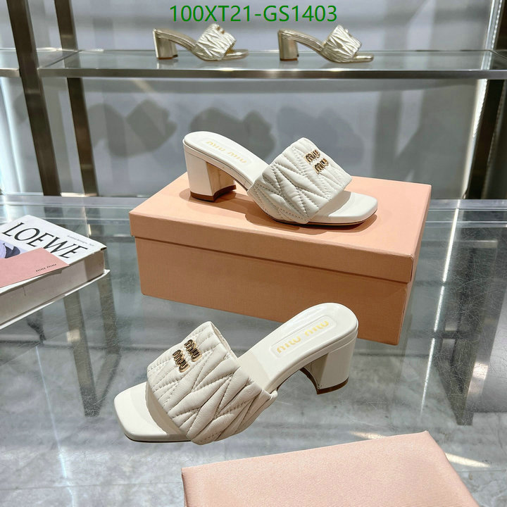 Women Shoes-Miu Miu Code: GS1403 $: 100USD