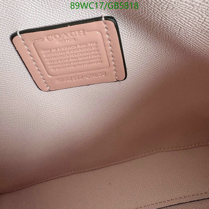 Coach Bag-(4A)-Handbag- Code: GB5818 $: 89USD