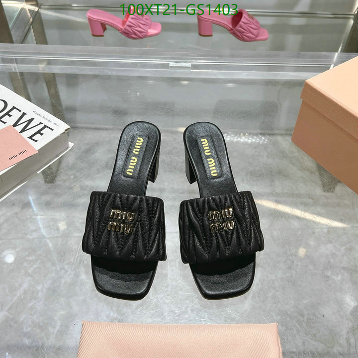 Women Shoes-Miu Miu Code: GS1403 $: 100USD