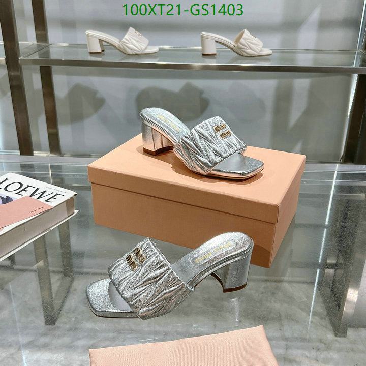 Women Shoes-Miu Miu Code: GS1403 $: 100USD