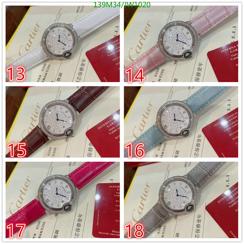Watch-4A Quality-Cartier Code: JW1020 $: 139USD