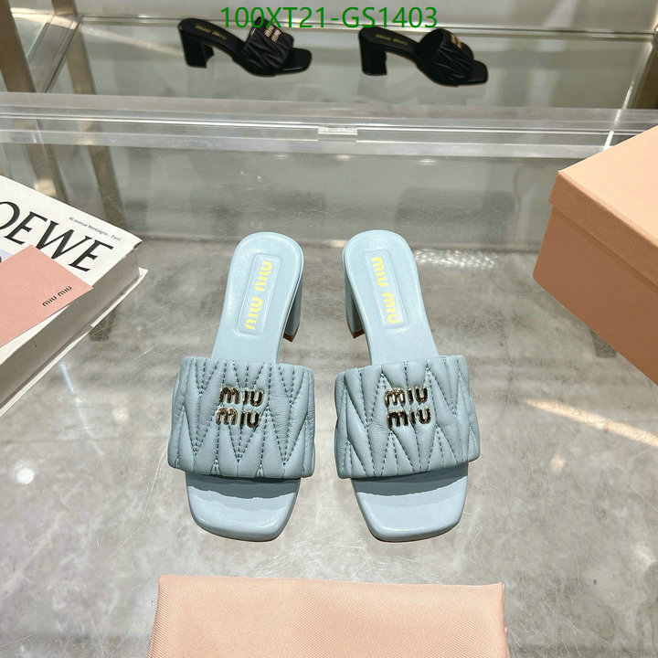 Women Shoes-Miu Miu Code: GS1403 $: 100USD