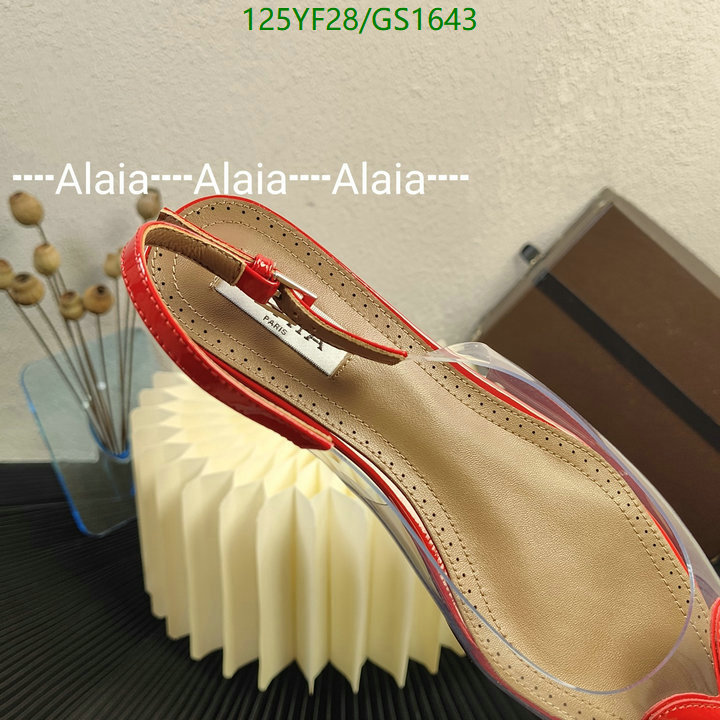 Women Shoes-ALAIA Code: GS1643 $: 125USD