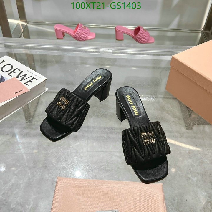 Women Shoes-Miu Miu Code: GS1403 $: 100USD