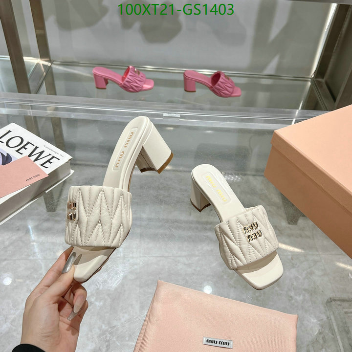 Women Shoes-Miu Miu Code: GS1403 $: 100USD