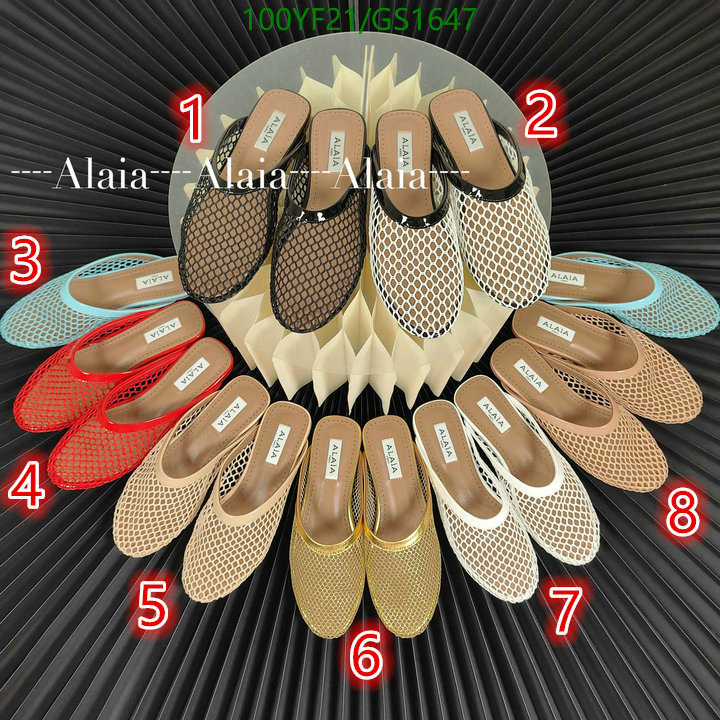 Women Shoes-ALAIA Code: GC1647 $: 100USD
