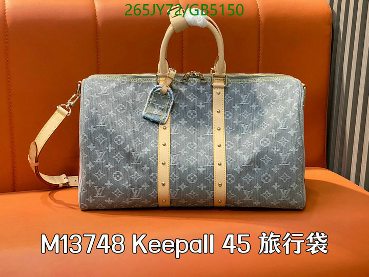 LV Bag-(Mirror)-Keepall BandouliRe 45-50- Code: GB5150 $: 265USD