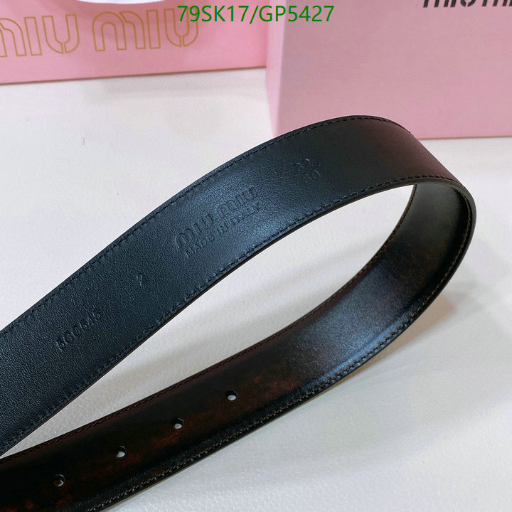 Belts-MIU MIU Code: GP5427 $: 79USD